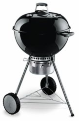 Weber-Stephen 1351998 One Touch Premium Holzkohlegrill, 57 cm, schwarz, Modell 2013 -