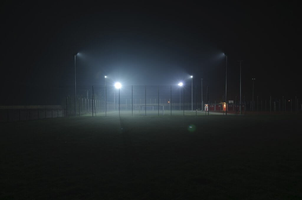 Rasenmäher Sportplatz
