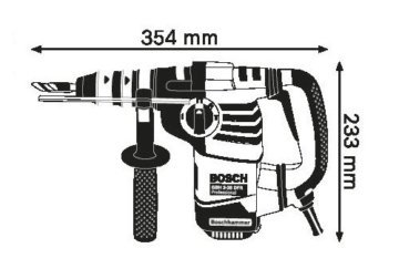 Bosch Professional Bohrhammer GBH 3-28 DFR (800 Watt, Schlagenergie max: 3,1 J, Wechselfutter SDS-plus) - 7