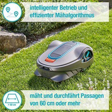 Gardena smart SILENO life Set: Mähroboter für Rasenflächen bis 1000 qm, steuerbar per smart App, geräuscharm, inkl. smart Gateway (19114-20) - 5
