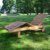 Hecht Sonnen-Liege Resort A Lounger Gartenliege aus Akazienholz - 2