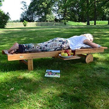 Hecht Sonnen-Liege Resort A Lounger Gartenliege aus Akazienholz - 9